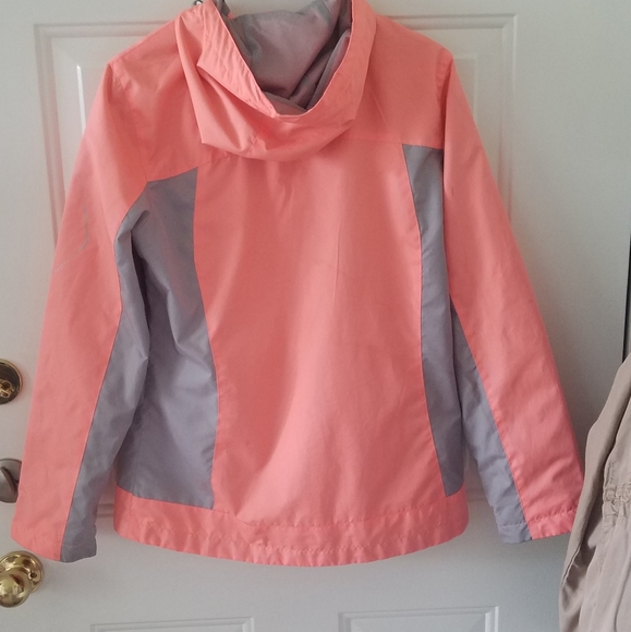Bright Coral Rain Jacket - Picture 7 of 9